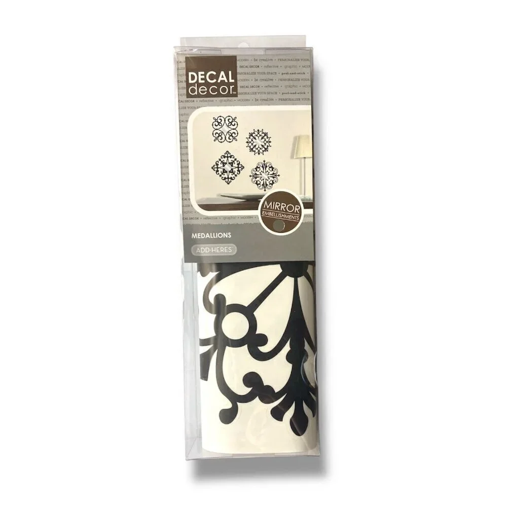 Vinyl Wall Decor scroll medallions